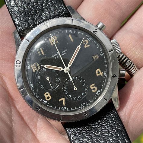 vintage breitling watches uk|1960s breitling co pilot watch.